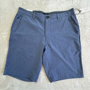 7 Diamonds Men's Shorts Light Blue Performance Hybrid  Golf Stretch Shorts Sz 33